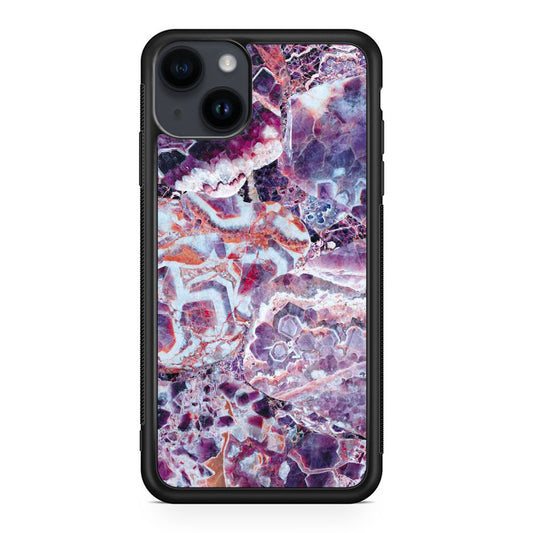 Purple Marble iPhone 15 / 15 Plus Case