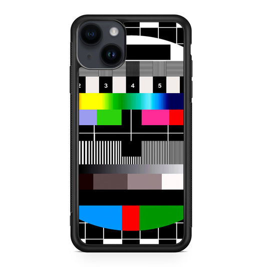 Scheme Pause TV Colorful Mesh iPhone 15 / 15 Plus Case