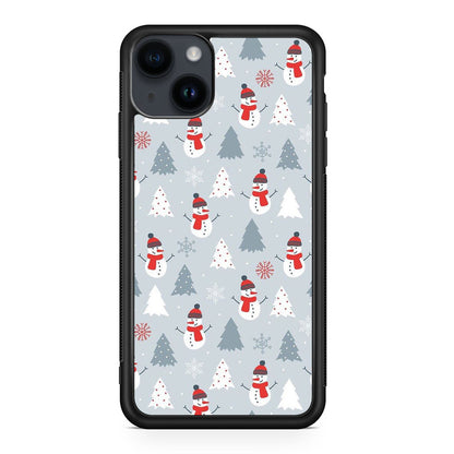 Snowmans Pattern iPhone 14 / 14 Plus Case