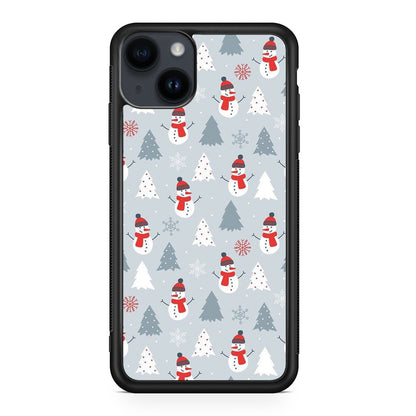 Snowmans Pattern iPhone 15 / 15 Plus Case