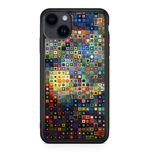 Starry Night Tiles iPhone 14 / 14 Plus Case