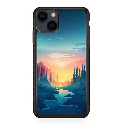 Sunset at The River iPhone 14 / 14 Plus Case