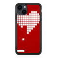 Tetris Heart iPhone 14 / 14 Plus Case
