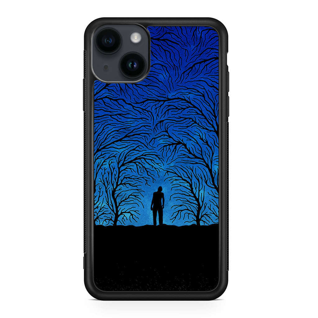 Trees People Shadow iPhone 14 / 14 Plus Case