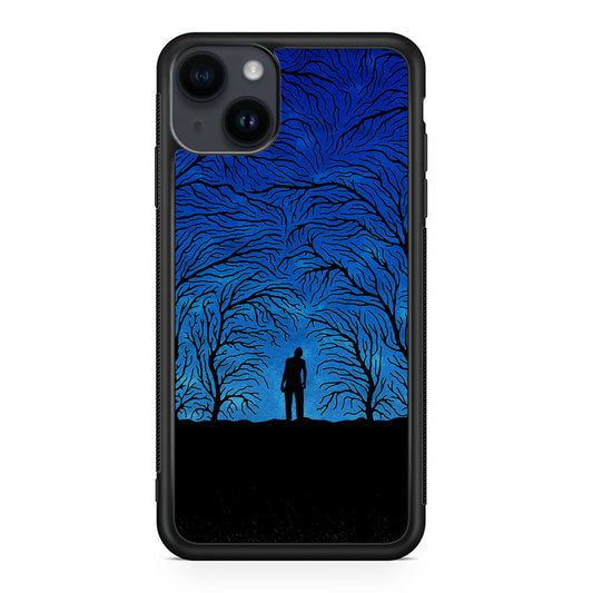 Trees People Shadow iPhone 15 / 15 Plus Case