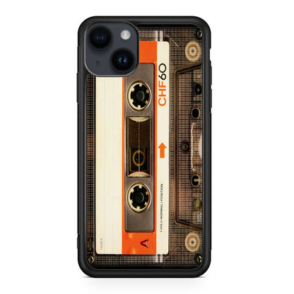 Vintage Audio Cassette iPhone 14 / 14 Plus Case