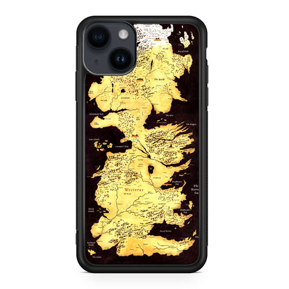 Westeros Map iPhone 14 / 14 Plus Case