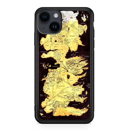 Westeros Map iPhone 15 / 15 Plus Case