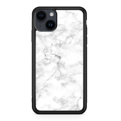 White Marble iPhone 15 / 15 Plus Case