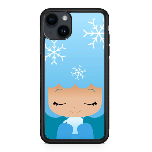 Winter Afro Girl iPhone 15 / 15 Plus Case