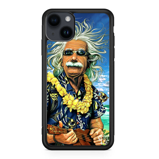 Albert Enstein On Vacation iPhone 14 / 14 Plus Case