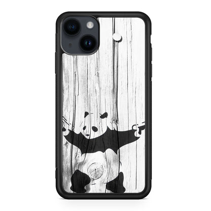 Banksy Graffiti Panda iPhone 14 / 14 Plus Case