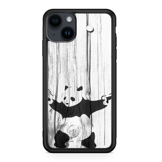 Banksy Graffiti Panda iPhone 14 / 14 Plus Case