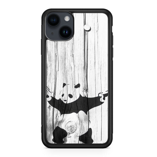 Banksy Graffiti Panda iPhone 15 / 15 Plus Case