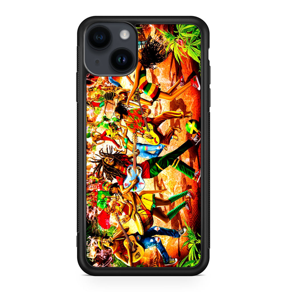 Bob Marley Reggae iPhone 15 / 15 Plus Case