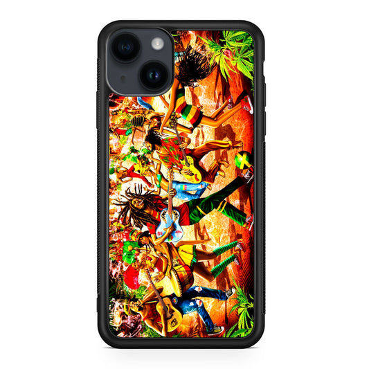 Bob Marley Reggae iPhone 15 / 15 Plus Case