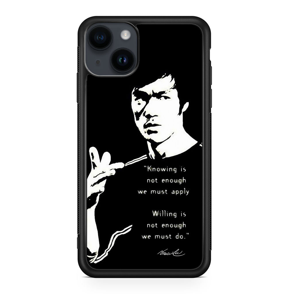 Bruce Lee Quotes iPhone 14 / 14 Plus Case