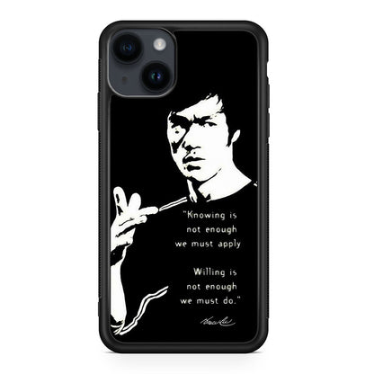 Bruce Lee Quotes iPhone 14 / 14 Plus Case