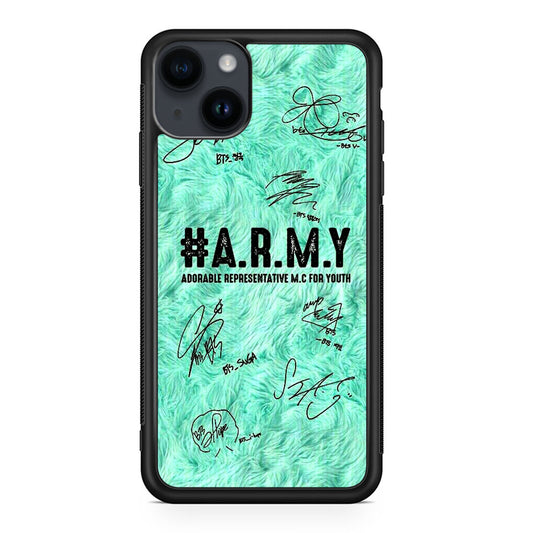 BTS Army Signature iPhone 14 / 14 Plus Case