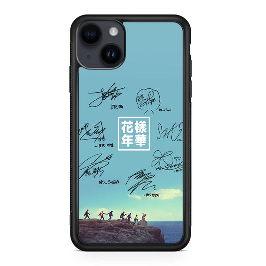 BTS Signature iPhone 14 / 14 Plus Case