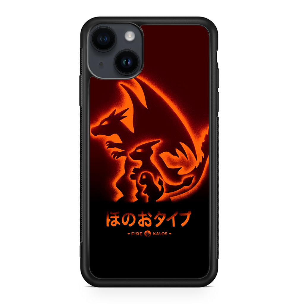 Charmander Charizard iPhone 14 / 14 Plus Case