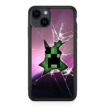 Creeper Glass Broken Violet iPhone 14 / 14 Plus Case