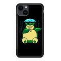 Cute Snorlax Umbrella iPhone 14 / 14 Plus Case