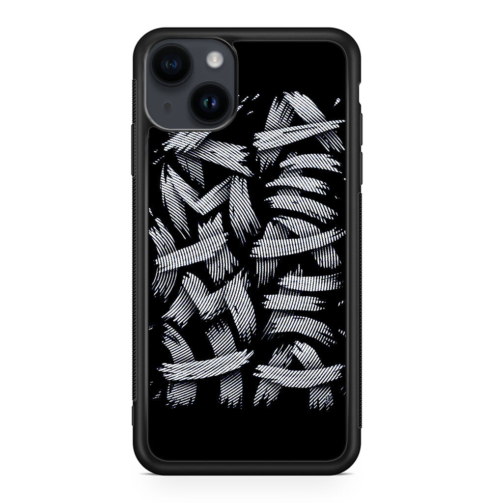 Dragon Ball Kamehameha Font Art iPhone 14 / 14 Plus Case