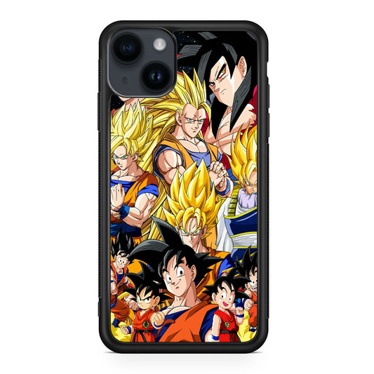 Dragon Ball Z Son Goku Transformation iPhone 14 / 14 Plus Case