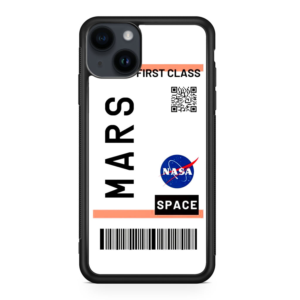 First Class Ticket To Mars iPhone 14 / 14 Plus Case