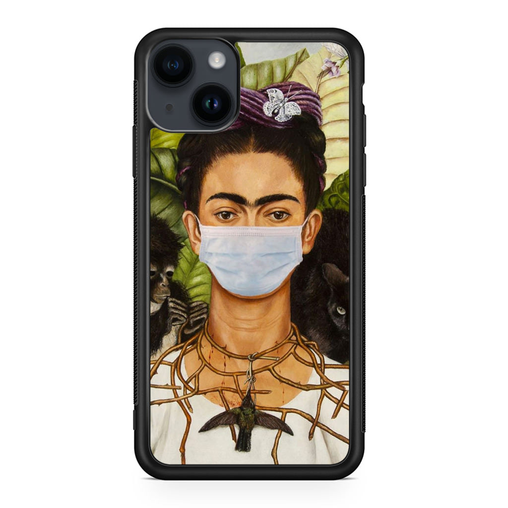 Frida Kahlo Wear Mask iPhone 14 / 14 Plus Case