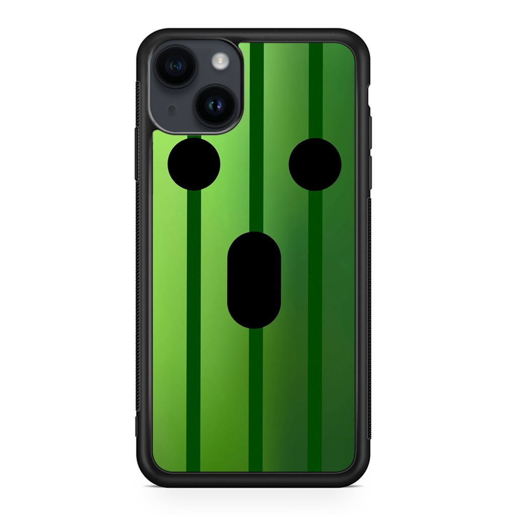 Funny Cactuar Face iPhone 14 / 14 Plus Case