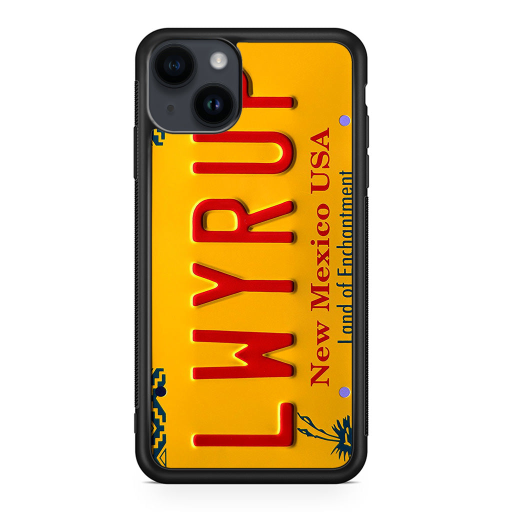 LWYRUP License Plate iPhone 14 / 14 Plus Case