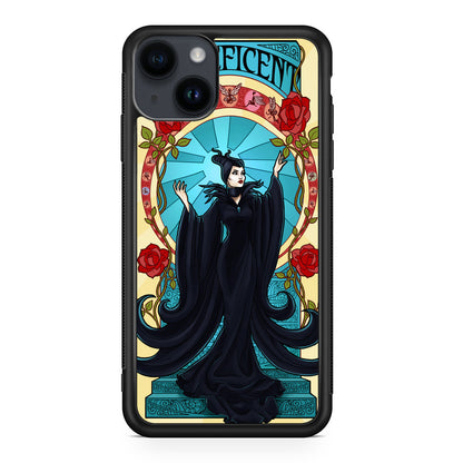 Maleficent With Flower iPhone 14 / 14 Plus Case