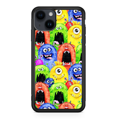 Monster Watercolor Art iPhone 14 / 14 Plus Case