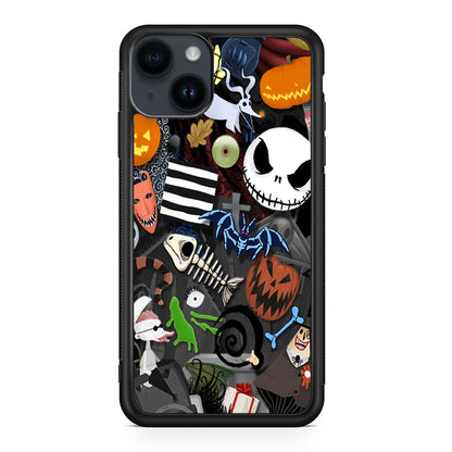 Nightmare Before Chrismast Collage iPhone 14 / 14 Plus Case