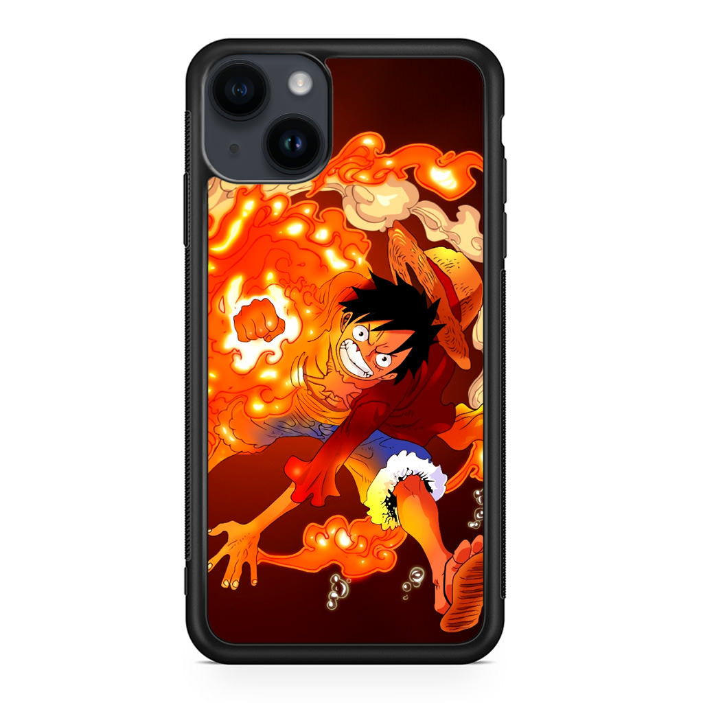 One Piece Luffy Red Hawk iPhone 14 / 14 Plus Case