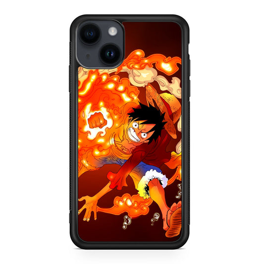 One Piece Luffy Red Hawk iPhone 15 / 15 Plus Case