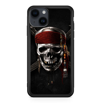 Pirates Of Carribean Skull iPhone 15 / 15 Plus Case