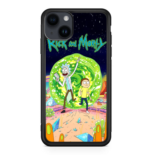 Rick And Morty Portal Gun iPhone 14 / 14 Plus Case