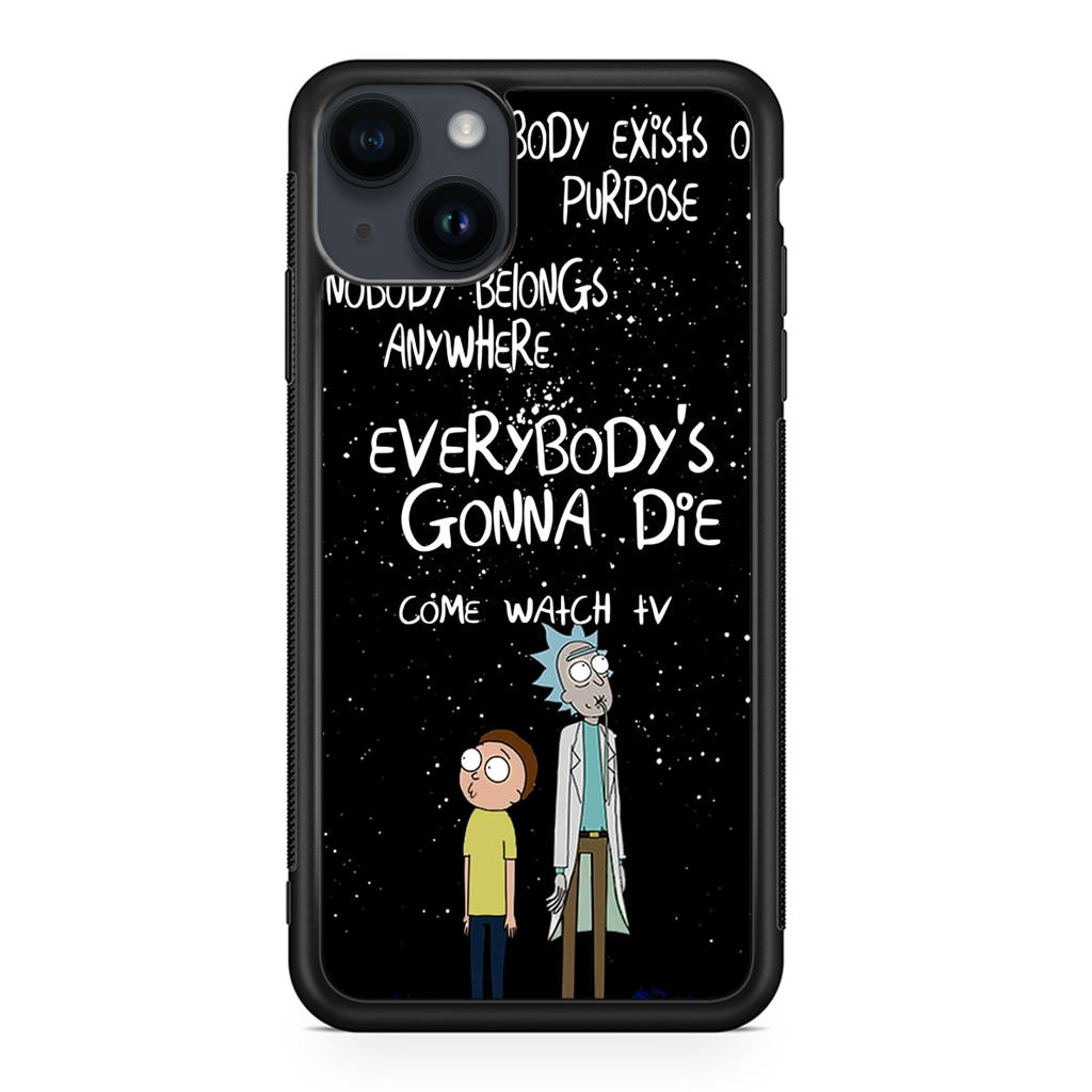 Rick And Morty Quotes iPhone 15 / 15 Plus Case