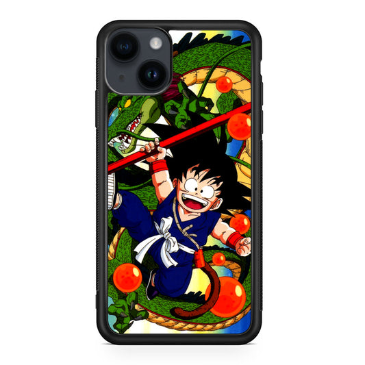 Shenlong And Little Goku Dragon Ball iPhone 14 / 14 Plus Case