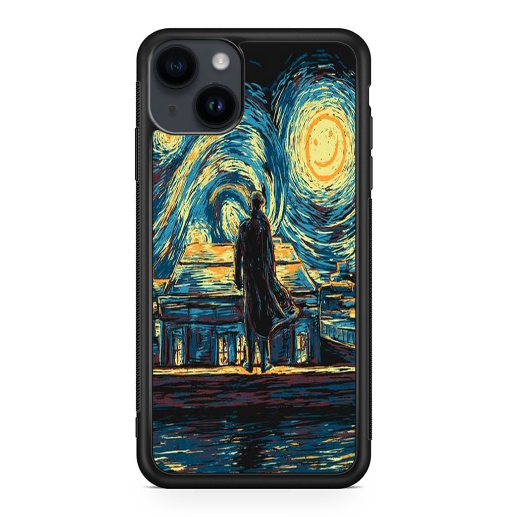 Sherlock Starry Night iPhone 14 / 14 Plus Case