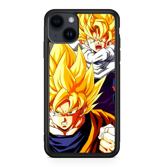 Super Saiyan Goku And Gohan iPhone 14 / 14 Plus Case