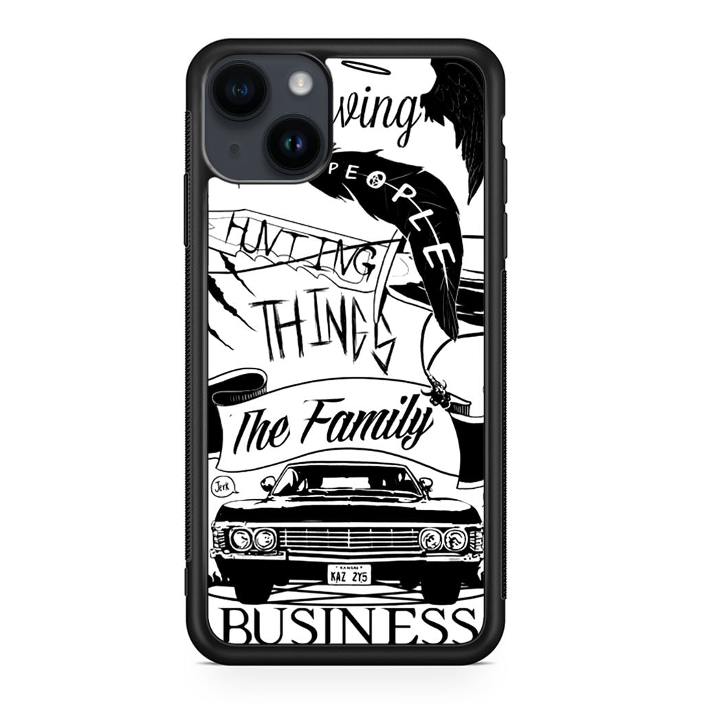 Supernatural Family Business Saving People iPhone 14 / 14 Plus Case