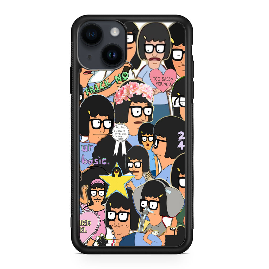 Tina Belcher Collage iPhone 14 / 14 Plus Case