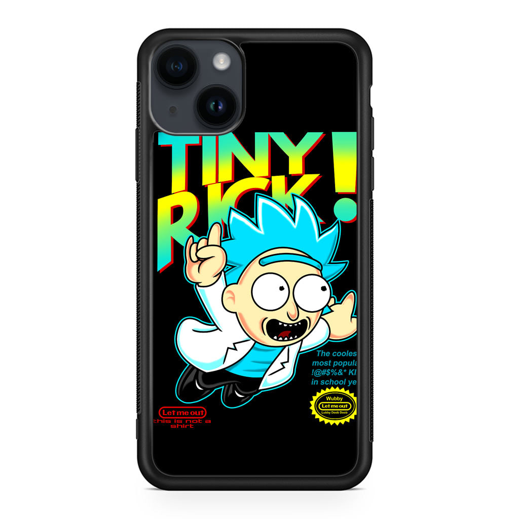 Tiny Rick Let Me Out iPhone 14 / 14 Plus Case