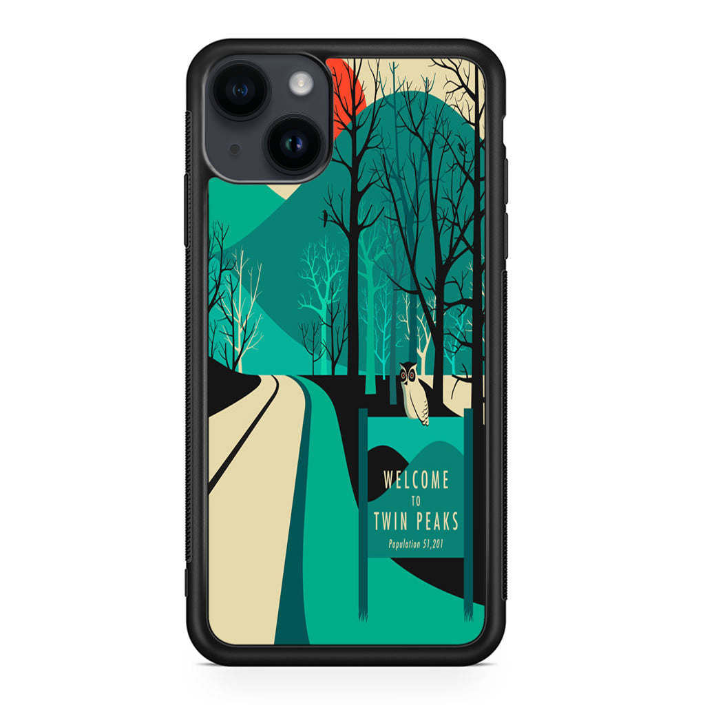 Welcome To Twin Peaks iPhone 14 / 14 Plus Case