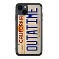 Back to the Future License Plate Outatime iPhone 14 / 14 Plus Case
