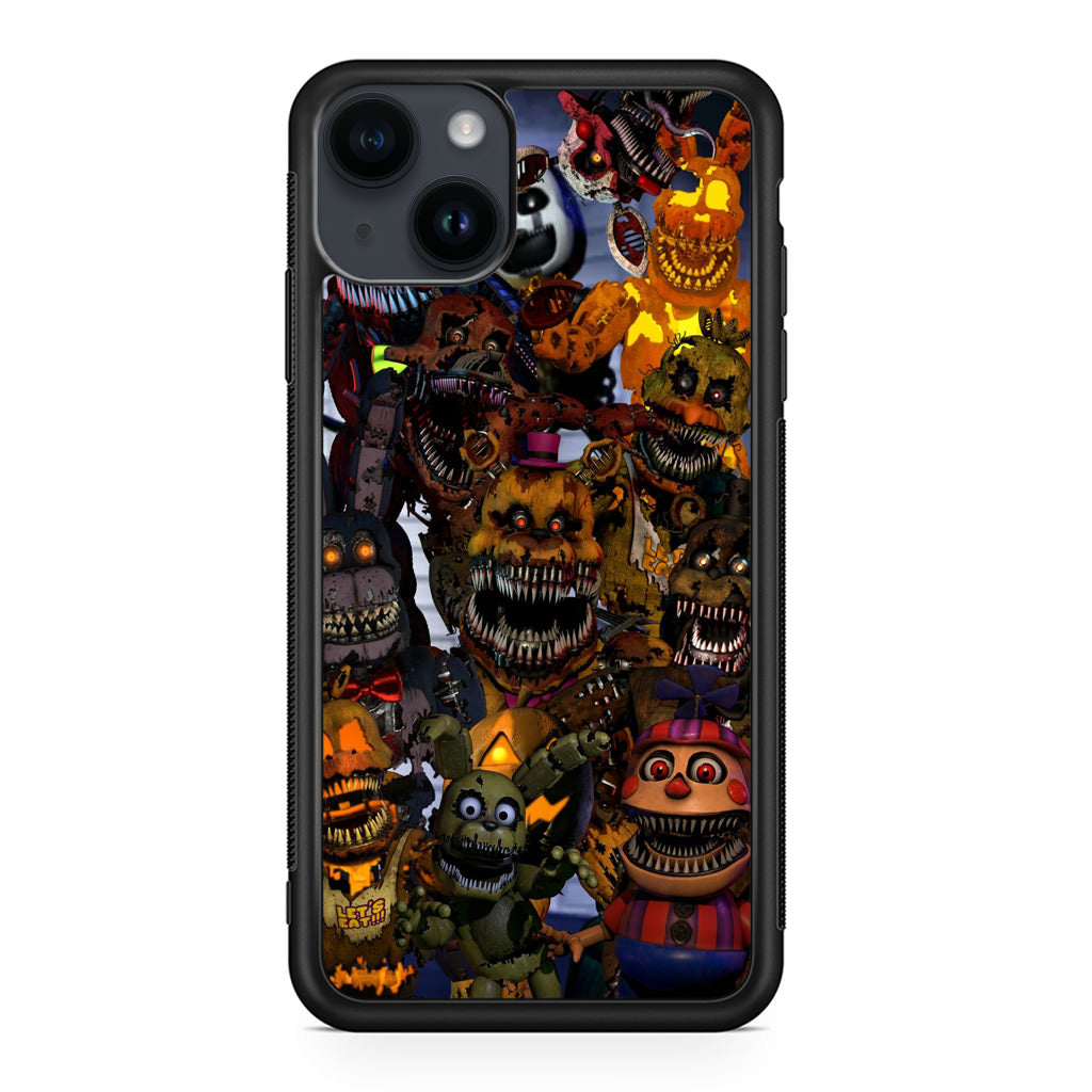 Five Nights at Freddy's Scary Characters iPhone 15 / 15 Plus Case